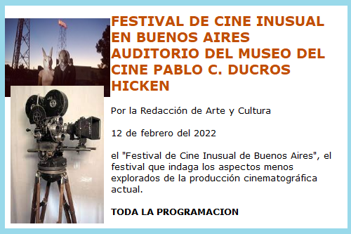 FESTIVAL DEL CINE INUSUAL